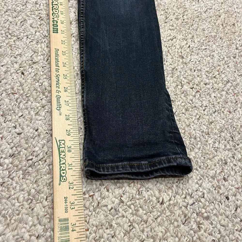 True Religion Geno Relaxed Slim Jeans 31 Dark Wash Normcore Casual Y2K Denim